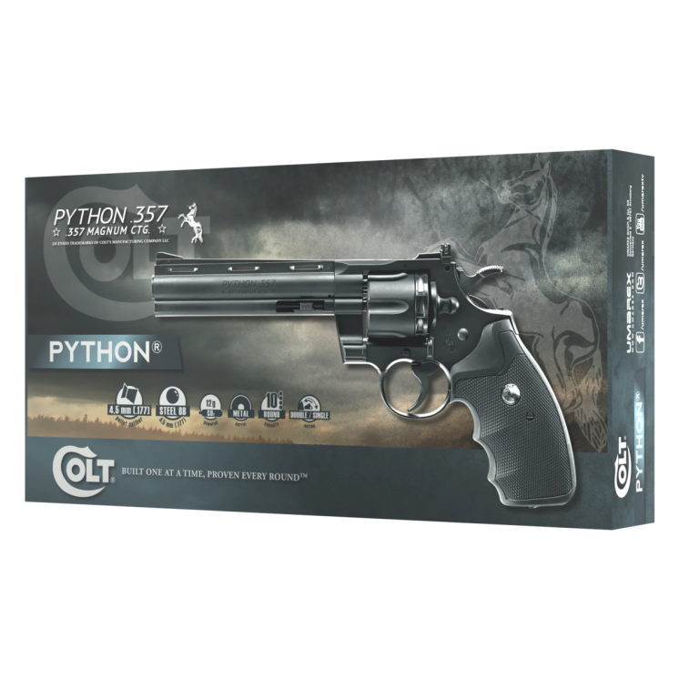COLT Python 6'' Cal. BBs 4.5 et 4.5mm plomb