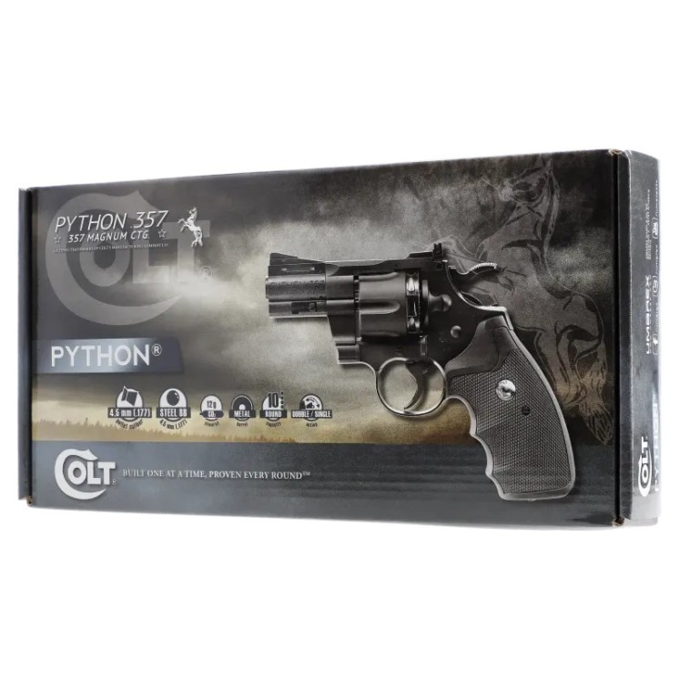 REVolver COLT PYTHON 2.5'' CO2 CAL 4.5 MM et BB/4.5