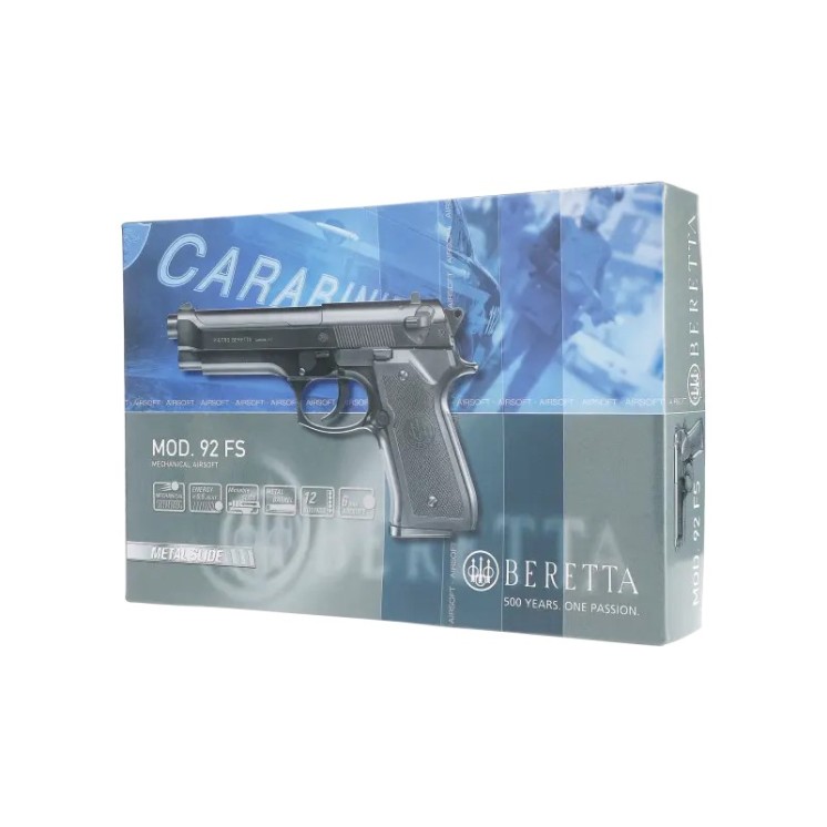 PISTolet BERETTA M92 FS BBS 6MM SPRING 0,5J