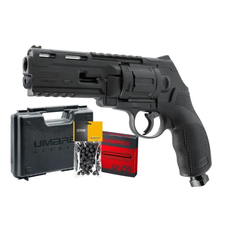 PACK PRET A TIRER T4E TR50 GEN.2 CAL 50 - 13 J (100 BILLES, 5 CO2, MALLETTE)