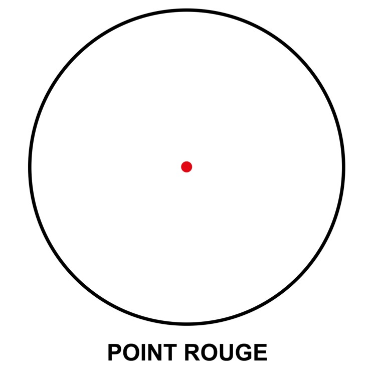 Microdot – Point Rouge Électrovisée BED-4 (Ø 30 mm)