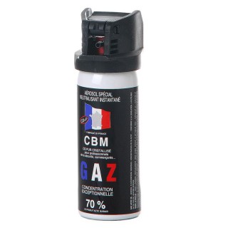 Bombe CS – Gaz Lacrymogène 50 ml (Clapet de Sécurité)