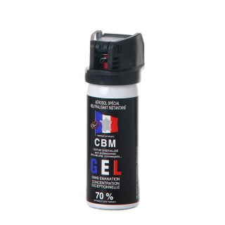 Bombe CS – Gel Lacrymogène 50 ml (Clapet de Sécurité)