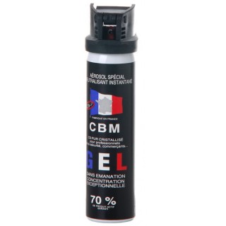 Bombe CS – Gel Lacrymogène 75 ml (Clapet de Sécurité)