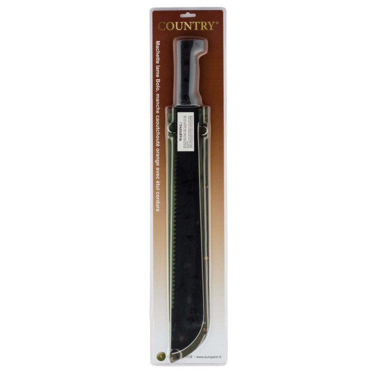 Machette avec Dos Scie et Étui Toile – Country