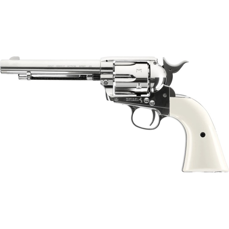 Revolver CO₂ COLT SA Army 45 – 5,5″ – Cal. 4,5 mm – Nickel Plated