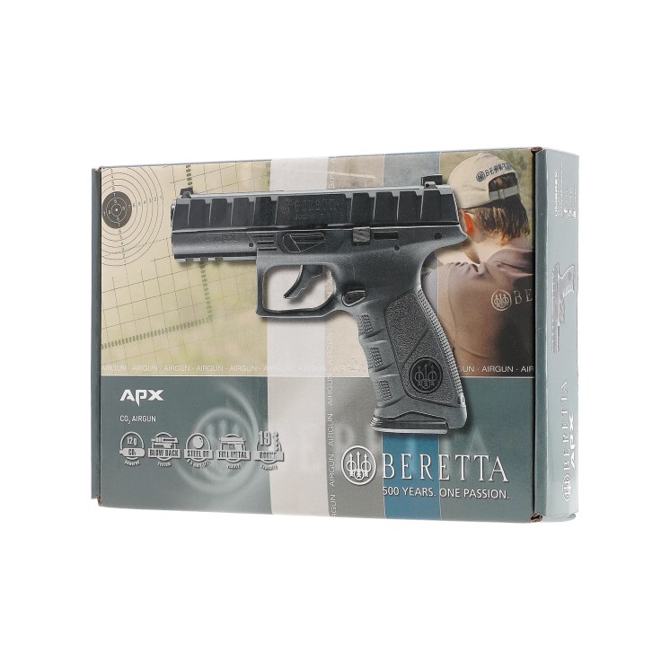 Pistolet CO₂ Beretta APX – Black – Cal. 4,5 mm BB