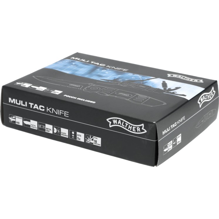 Walther MTK – Couteau multifonction tactique pliant